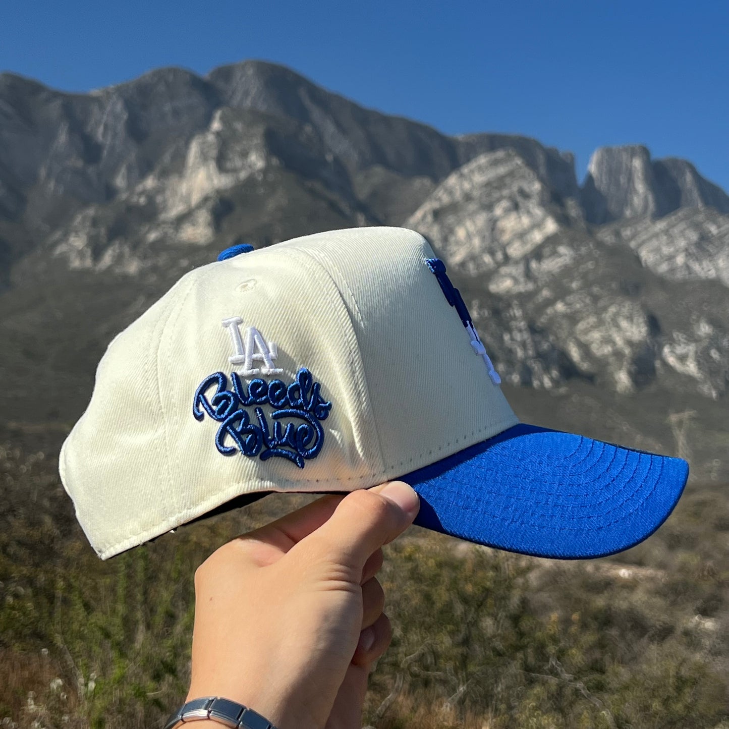 Gorra Los Ángeles Bleeds Blue New Era A-Frame SnapBack