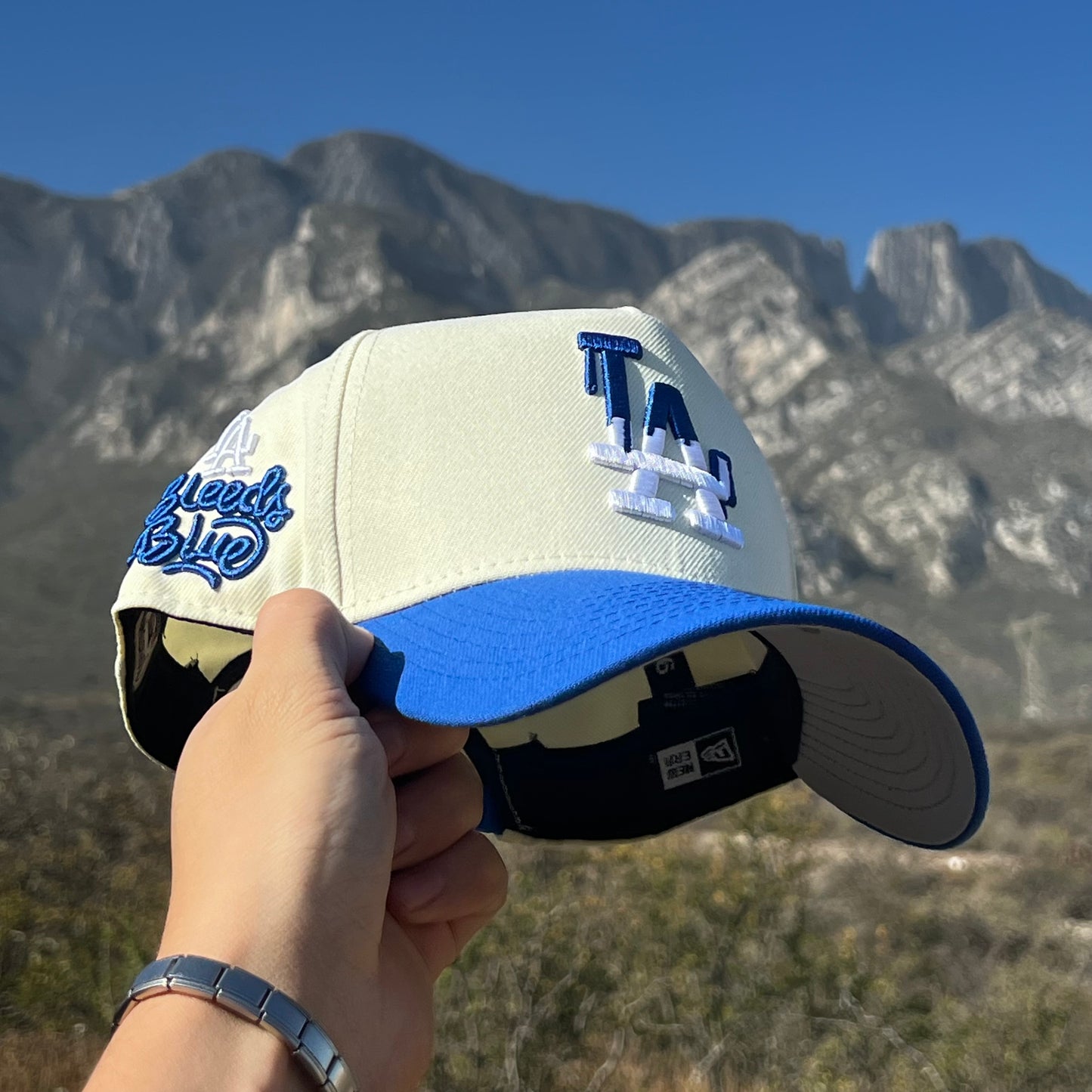 Gorra Los Ángeles Bleeds Blue New Era A-Frame SnapBack